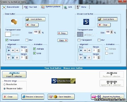 Программа для создания кнопок для сайта скачать. Agama Web Buttons v2.69